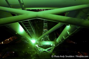 SINGAPORE FLYER AT NIGHT