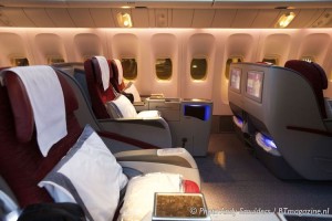 QATAR AIRWAYS BUSINESS CLASS B777 EN A380