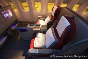 QATAR AIRWAYS BUSINESS CLASS B777 EN A380